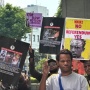 Front Anti Militerisme Gelar Aksi di Kementerian HAM, Soroti Konflik dan Kekerasan di Papua