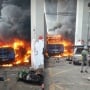 Maut di Perlintasan! Kereta Hantam Bus di Bangkok hingga Terbakar, 8 Orang Tewas