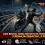 Cuma Gara-gara Saling Pandang! Geng Motor Bacok Remaja di Flyover Cibodas