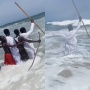 Aksi Pria Nigeria Mengaku Nabi Coba Belah Laut Berujung Tersapu Ombak Bikin Ngakak