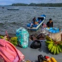Minim Dermaga, Warga Pulau Bacan Bongkar Muat Barang di Tepi Pantai