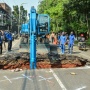 Kabar Baik! Jalur Lenteng Agung yang Amblas Bisa Dilalui Normal Besok Pagi