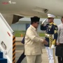 Prabowo Tiba di Indonesia Usai Kunjungan dari Prancis, Gibran Menyambut
