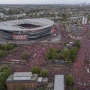 Dihadiri 1,5 Juta Orang, Parade Juara Arsenal Pecahkan Rekor Liga Inggris