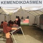 Sekolah Belum Pulih, Ujian Siswa SDN Alue Lhok Digelar di Tenda Darurat