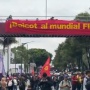 Panas Jelang Pembukaan Piala Dunia 2026! Massa Aksi Bertahan, Polisi Siap Pukul Mundur