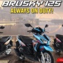 Sekilas Mirip Vario, Brusky 125 Jadi Skutik Pertama Kawasaki di Indonesia