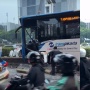 Kronologi Bus Transjakarta Tabrak Pembatas Beton di Cikoko, Tak Ada Penumpang di Dalamnya