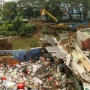 Rumah Warga di Benhil Jakpus Hancur Gegara Tanah Longsor, Begini Penampakannya