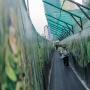 Bikin Pangling, Trotoar Darurat MRT Bundaran HI Disulap Jadi Taman Labirin