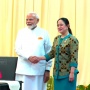 Narendra Modi Tiba di Gedung Parlemen, Siap Berpidato di Hadapan Anggota DPR