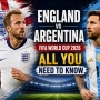 Melihat Sederet Laga Panas Timnas Argentina vs Inggris di Piala Dunia