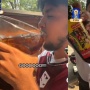 Demi Konten 'Jualan Miras' di Taman Mataram, Kreator TikTok Ini Kena Semprot Satpol PP Jaksel