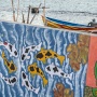 Mural Lingkungan Warnai Tanggul Pantai Tambaklorok Semarang