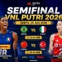 Preview Semifinal VNL Putri 2026: 4 Tim Terbaik Berebut Tiket Final