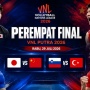 Jadwal Perempat Final VNL Putra 2026 Hari Ini: Jepang Hadapi China, Slovenia Ditantang Turki!