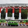 Sambut HUT RI, Monumen 9 Pilar Bogor Berbalut Merah Putih