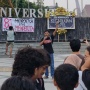 HUT RI, Mahasiswa UGM Turunkan Bendera Setengah Tiang: 81 Tahun Merdeka atau Menderita?