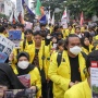 Mahasiswa Kepung Bundaran HI, Bawa 8 Tuntutan Keras ke Pemerintah