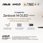 ASUS Zenbook 14 OLED (UM3406GA) Laptop Rekomendasi Pintar & Premium dengan Baterai Awet Seharian