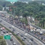 Terkini! Pantauan Drone Suasana Demo 27 Agustus di Depan DPR/MPR RI