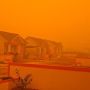 Viral Langit Palangka Raya Memerah Bak Pasca Ledakan Bom Nuklir Akibat Asap Tebal
