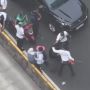 Viral Video Pria Kaos Putih Diduga Tangkap Paksa Pendemo, Sopir Ojol Dibanting ke Jalan