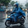 4 Jas Hujan Ponco atau Kelelawar dengan Celana, Praktis untuk Pemotor