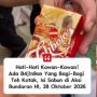 Viral Diduga Oknum Bagi-bagi Teh Kemasan Isi Sabun untuk Meracuni Peserta Demo