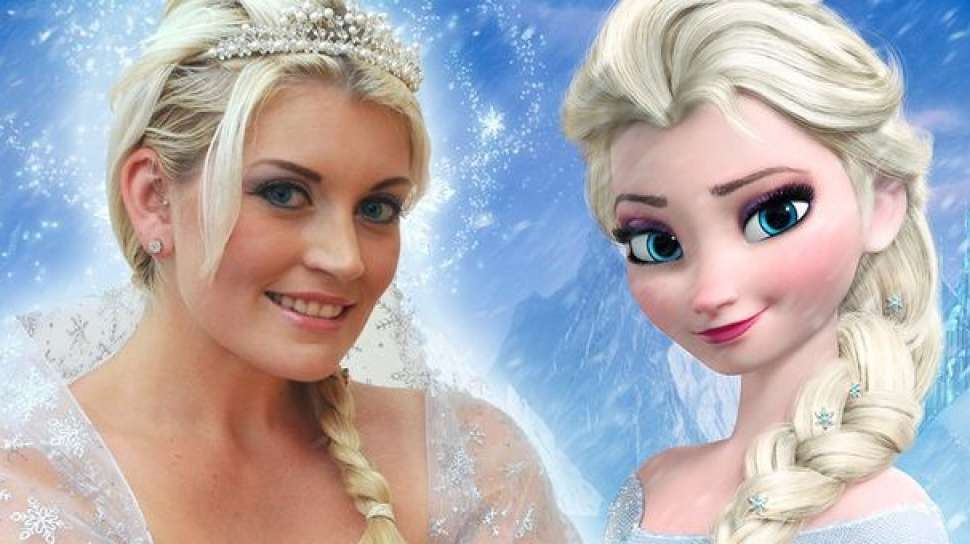 Mirip Putri  Elsa di Frozen  Perempuan Ini Kebanjiran Job 