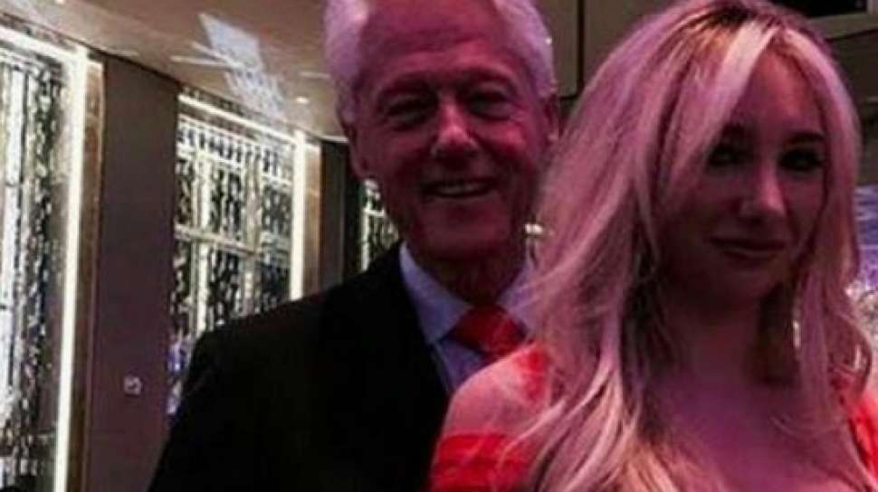 Foto Mesra Bill Clinton Dengan Putri Jutawan AS Nongol Di Twitter