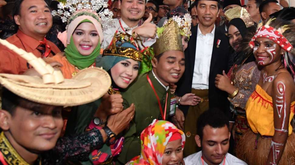 Jokowi Semangat Kebangsaan Berlandaskan Bhinneka Tunggal Ika