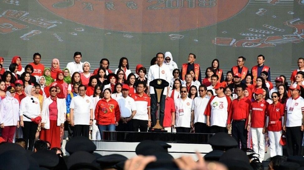 Hadiri Harmoni Indonesia 2018 Jokowi Suarakan Semangat Persatuan