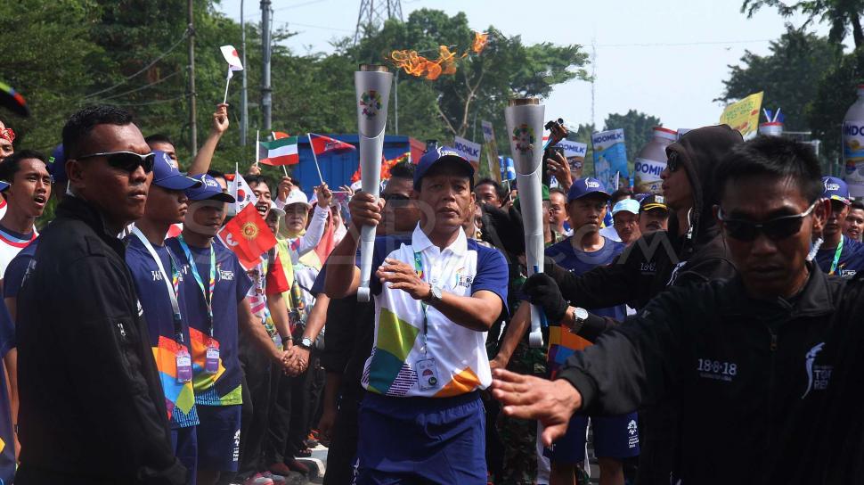 Pawai obor Asian Games 2018 di Jakarta akan melintasi Jakarta Timur, Jakarta Selatan, Jakarta Pusat, Jakarta Barat, dan Kepulauan Seribu.[Suara.com/Muhaimin A Untung]
