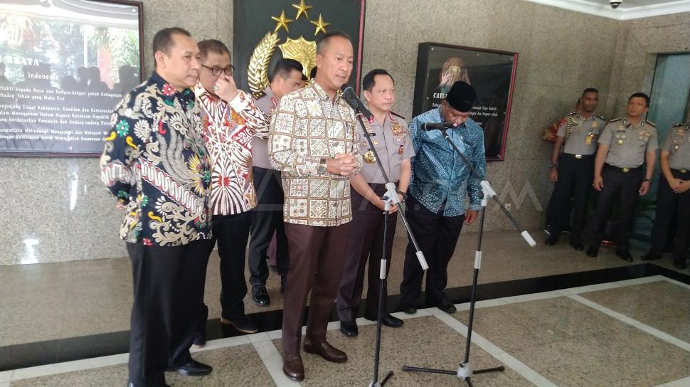 Polri Kemensos Bantuan Sosial dan Amankan Satgas Bentuk