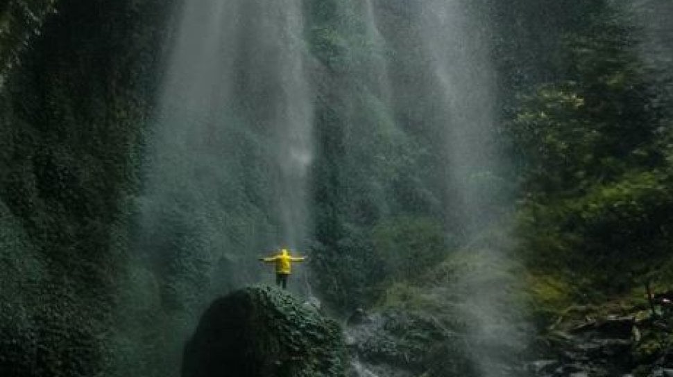 Konon Jadi Tempat Pertapaan Gajah Mada Megahnya Air Terjun