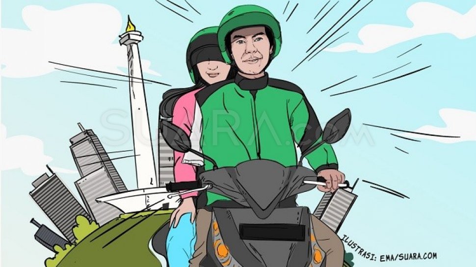 Ingin Peluk Jakarta, Eko si Pengojek Online Bertangan Satu