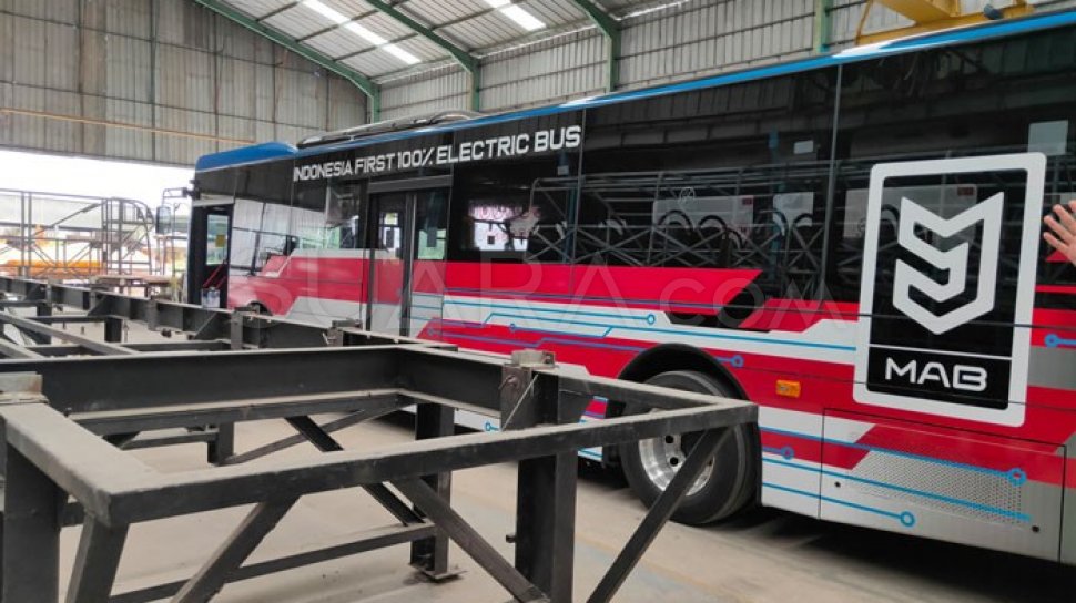 Bus Listrik MAB Dibeli Perusahaan Jepang PT Mitsui Suara 