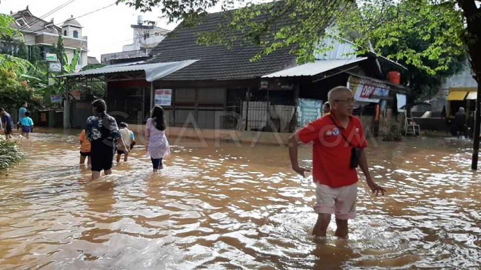 Banjir Di Perumahan Nasio Indah Bekasi Tak Kunjung Surut