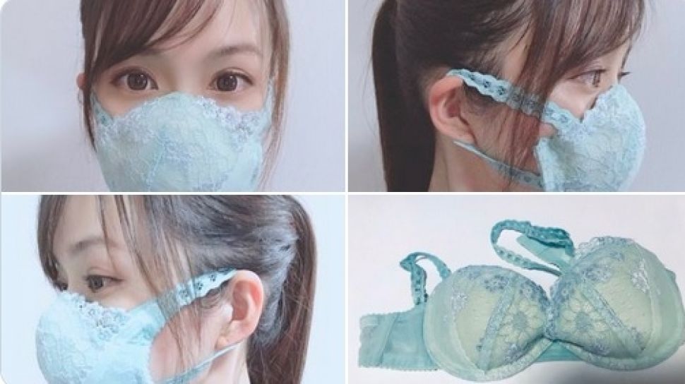 lysere ægtefælle flyde Model Cantik Jepang Bikin Tutorial Ubah BH Jadi Masker, Tentu Saja Viral -  Suara.com
