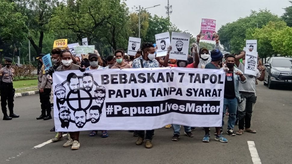 Solidaritas Pembebasan Papua Aksi di MA: Bebaskan 7 Tapol di ...