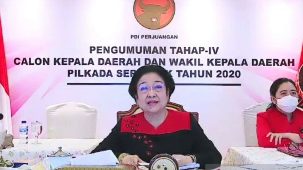 Ditanya soal Capres dan Rekan Koalisi PDIP, Megawati: Sabar Saja Lah Dulu