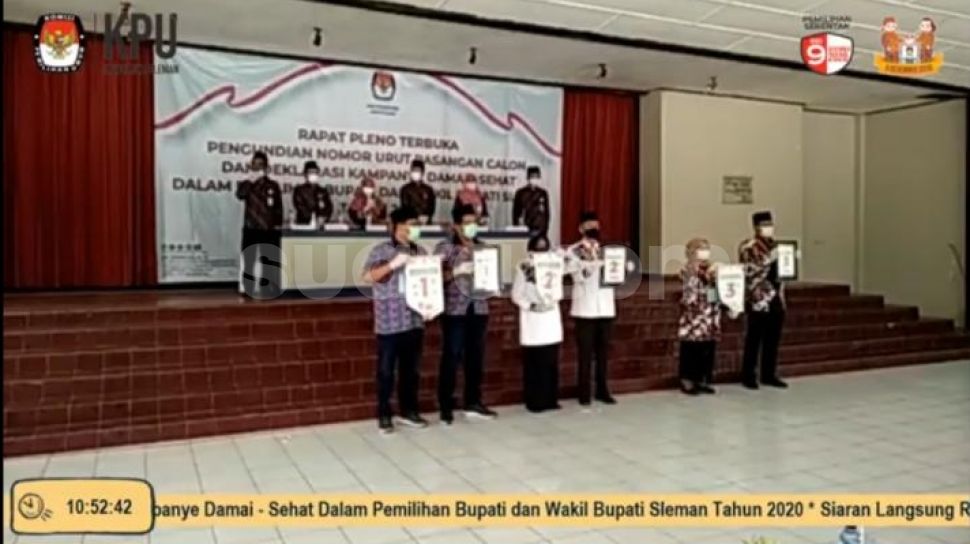 Pengundian Usai, 3 Paslon Pilkada Sleman Beri Makna Ini ...