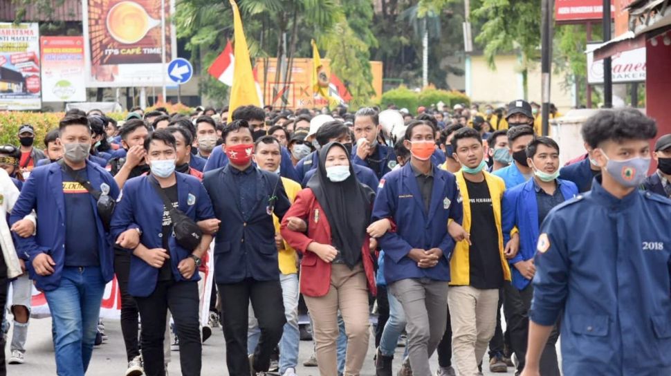 Izin Demo Omnibus Law Mahasiswa dan Buruh Hari Ini Ditolak Polisi