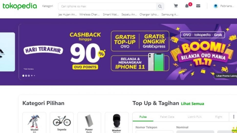 harbolnas promo 11 11 tokopedia