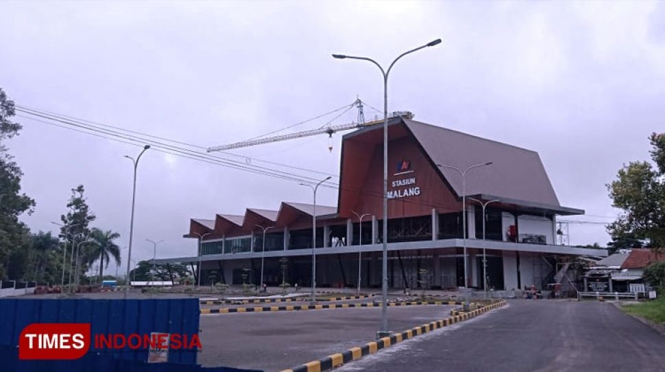 Gedung Baru Stasiun Hampir Rampung, Kota Malang Bakal Punya Ikon Lagi