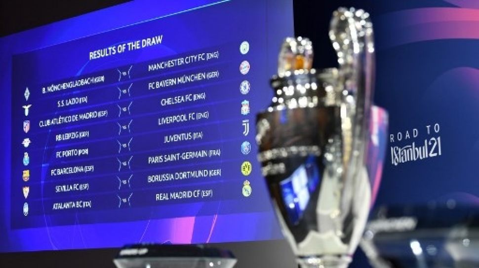 Tim Inggris Dominan Berikut Jadwal Drawing Perempat Final Liga Champions