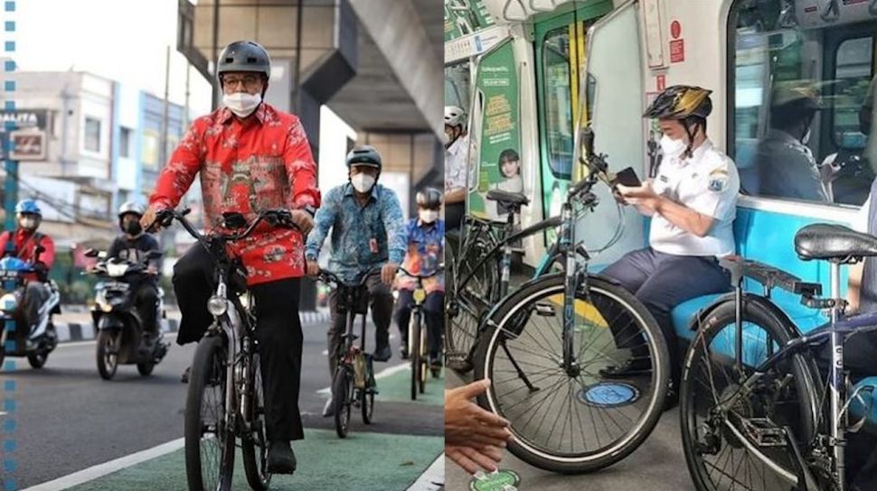 Anies Baswedan Minta Perusahaan Kasih Insentif Ke Karyawan Naik Sepeda