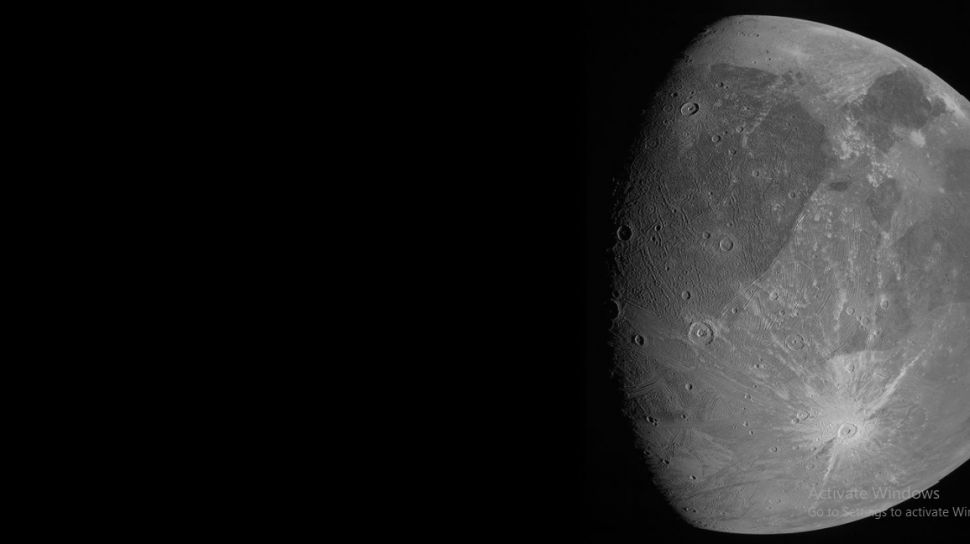 Wow!  This is the First Appearance of the Largest Moon in the Solar System