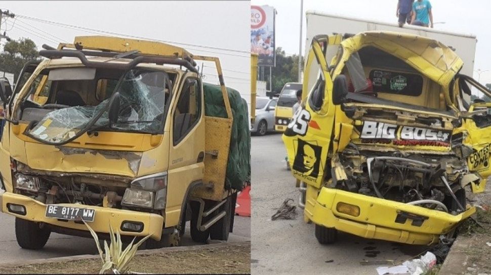 Tiga Truk Kecelakaan Beruntun Di Bypass Bandar Lampung, Satu Sopir ...